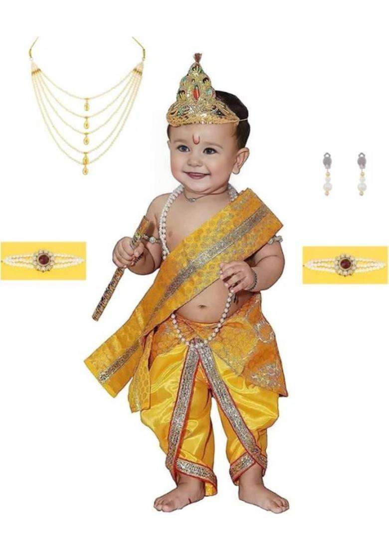Divinetide Kishna Ji Kids Costume Wear - Indya