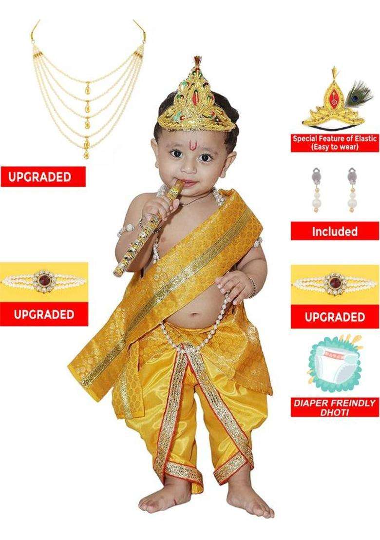 Divinetide Kishna Ji Kids Costume Wear - Indya