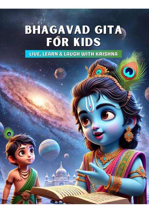 The Bhagavad Gita for Children - 94 Page Color Print Moral Book with Krishna's Wisdom | Spiritual Book for Age 3+ | Thick 100 GSM Colorful Pages  (Paperback, Kiddos Intellect)