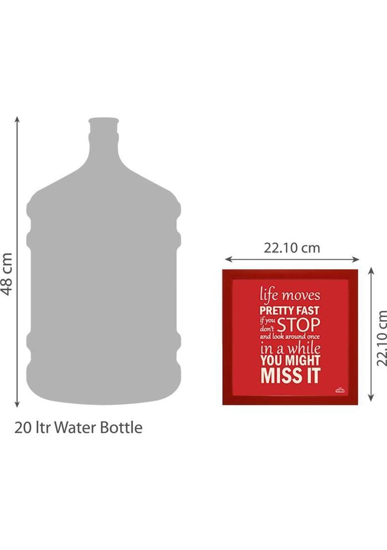 Indianara Motivational Spiritual Inspirational Art Prints Indr1429 Digital Reprint 8.7 inch x 8.7 inch Painting  (With Frame, Pack of 4) - Indya