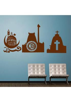 Decor Villa 96 cm Decor villa All Religion Wall Decal & Sticker Self Adhesive Sticker  (Pack of 1)