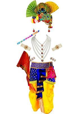 BLU VAPOUR Krishna Dress for Kids Kids Costume Wear