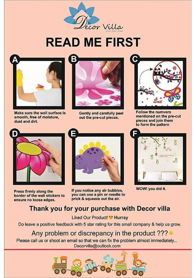 Decor Villa 58 cm 3D Durga Maa JUST Peel & Stick Trendy for Living Room,Office Prayer Room etc Self Adhesive Sticker  (Pack of 1) - Indya