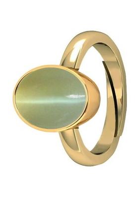 9.25 Ratti Natural Lehsuniya Cats Eye Gemstone Brass Cat