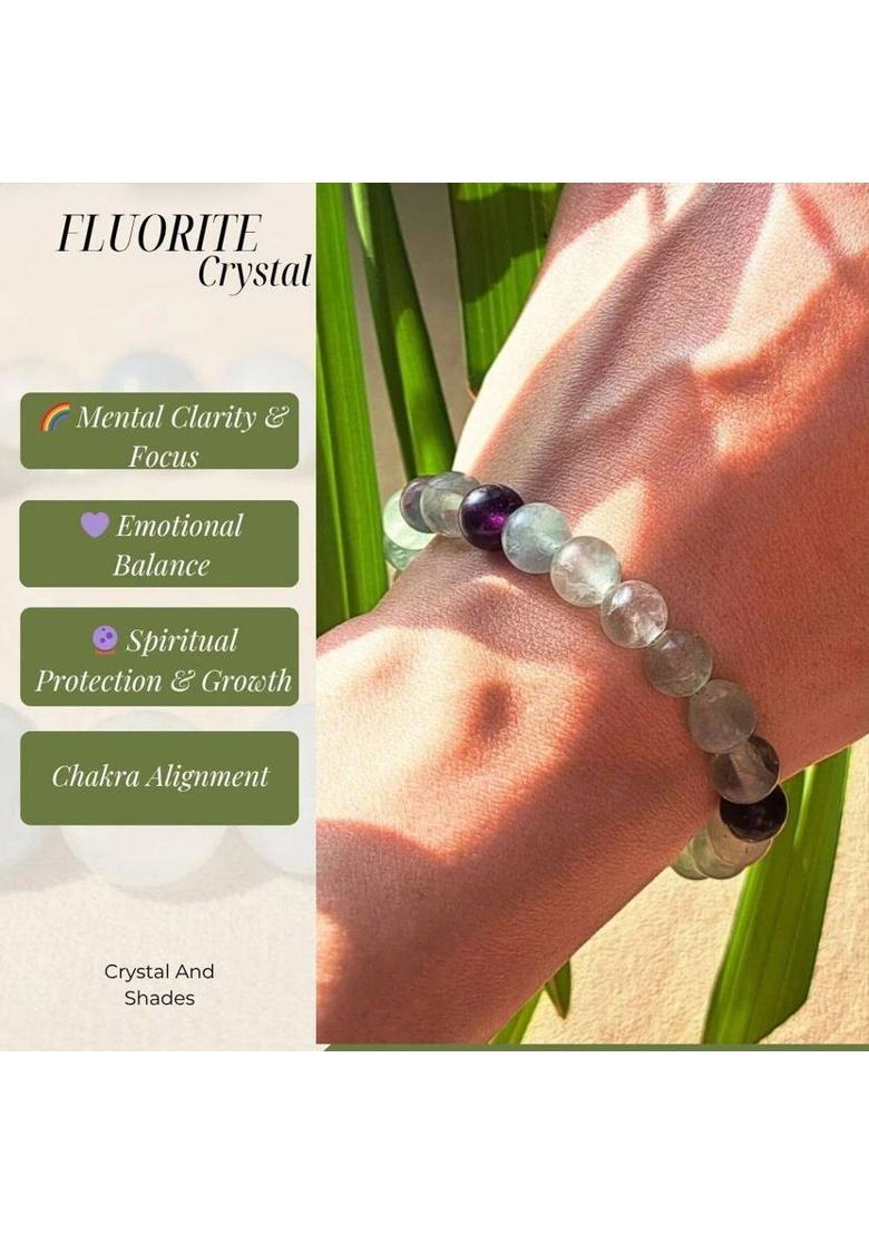 Crystal Beads, Agate, Crystal, Jade, Quartz Bracelet - Indya