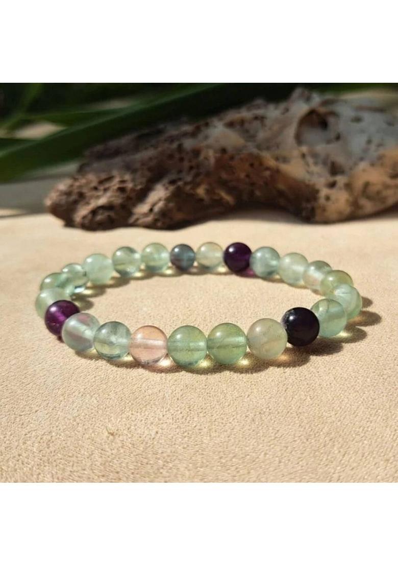 Crystal Beads, Agate, Crystal, Jade, Quartz Bracelet - Indya