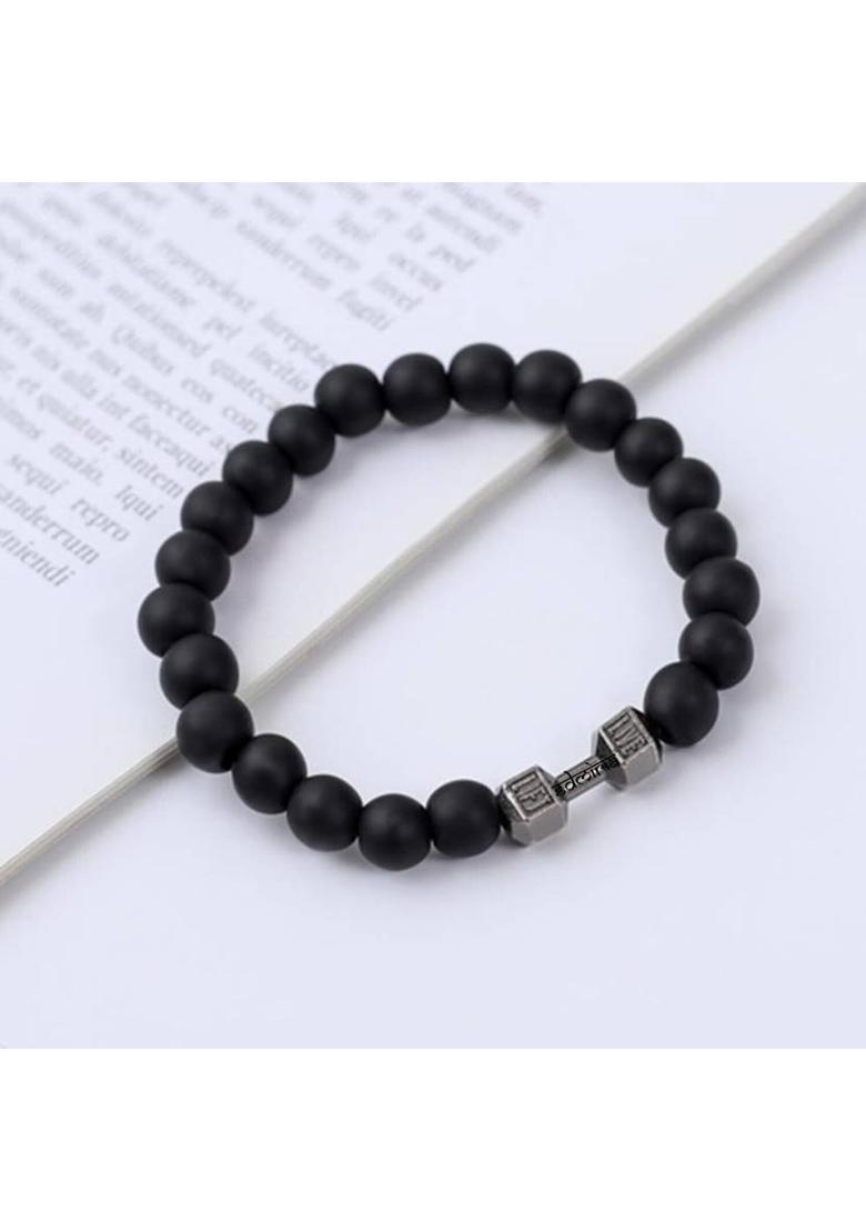 Stone, Crystal Beads, Agate Bracelet - Indya