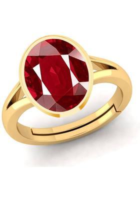11.25 Ratti Created Gemstone Adjustable Ring for Men