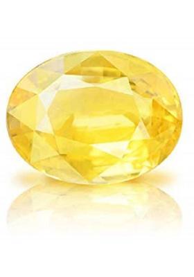 Artigen Yellow Sapphire Gemstone or Pukhraj Stone for Locket or Pendant & Ring 10 Ratti Sapphire Stone