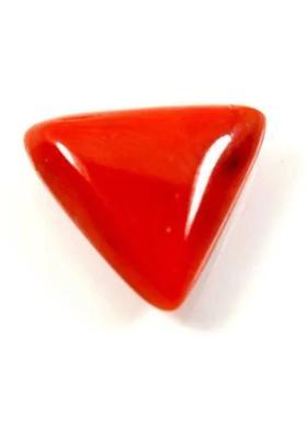 11.25 Ratti Created Moonga Original Certified Adjustable Ring Brass Ring Stone, Brass Agate Brass Plated Ring