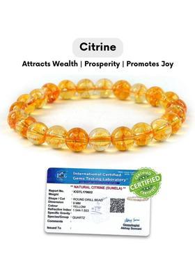 Crystal, Citrine Beads, Agate, Crystal, Jade, Quartz Bracelet