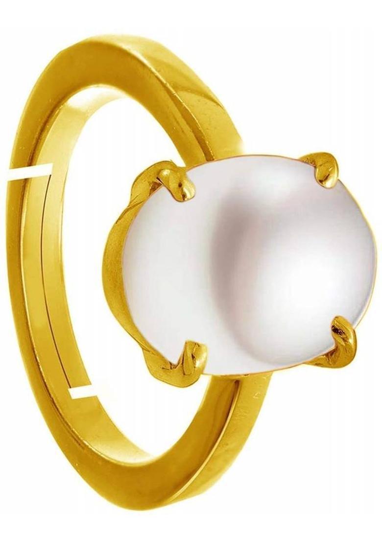 6.25 Ratti 5.42 Carat A+ Quality Pearl Moti Gemstone Ring For Men and Women