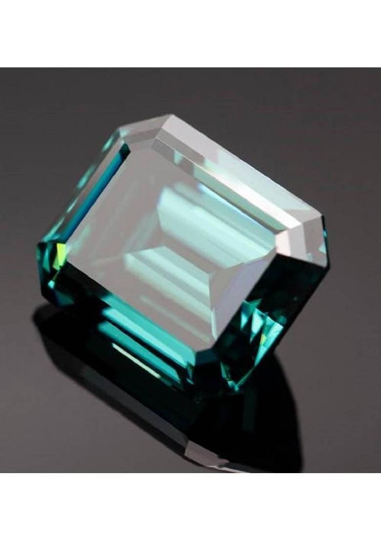 JEMSPRIME 7.25 Ratti 6.45 Crt Brazilian Emerald Panna Original Gemstone AA++ Quality Emerald Stone - Indya
