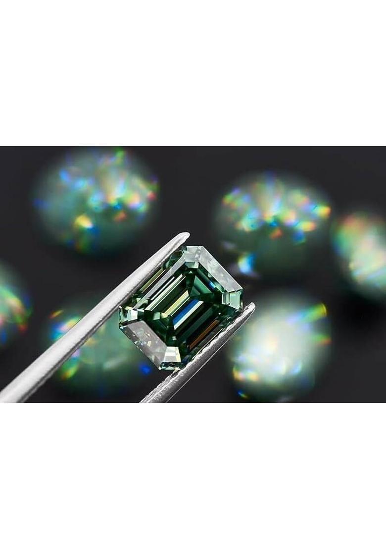 jemskart 10.25 Ratti Green Emerald (Panna Stone) Original Certified Emerald Stone - Indya