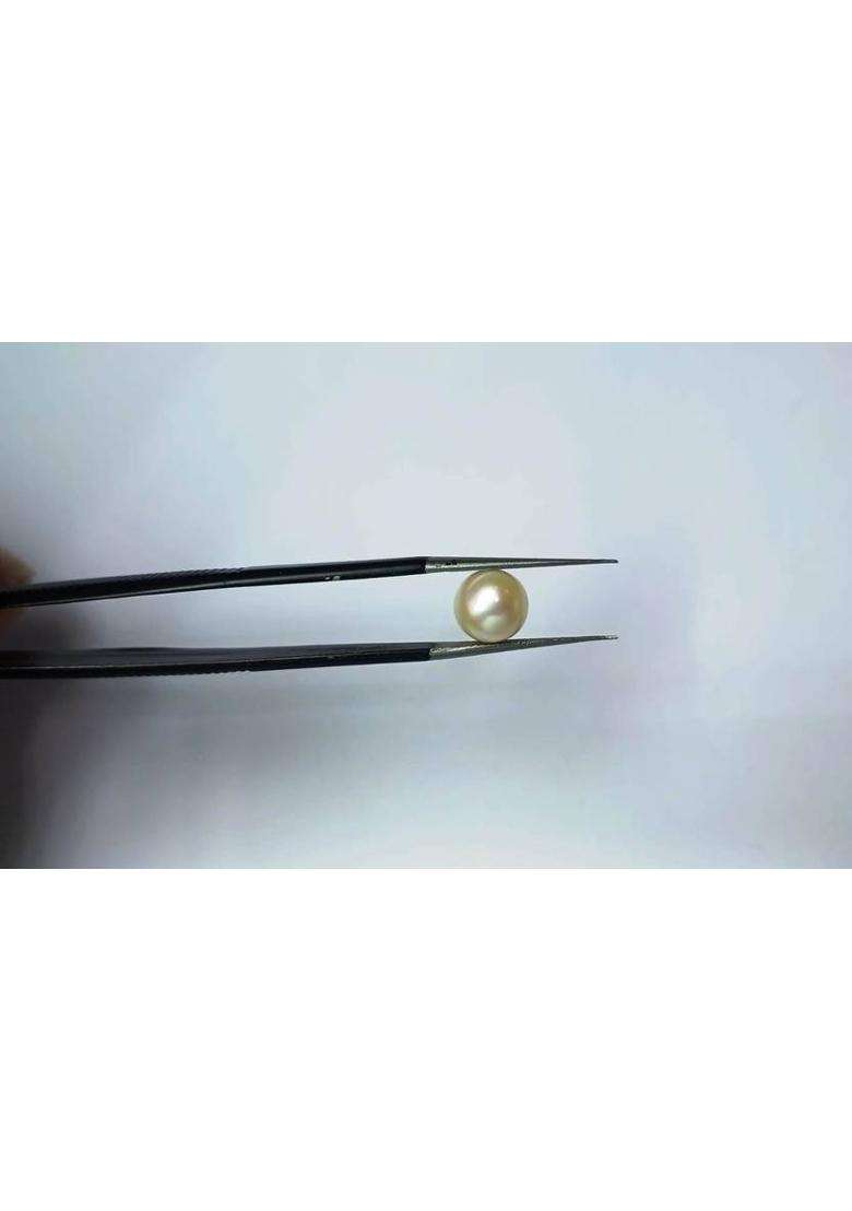 AMOGH JEWELS White Cut Natural Pearl Gemstone  (10 carat) - Indya