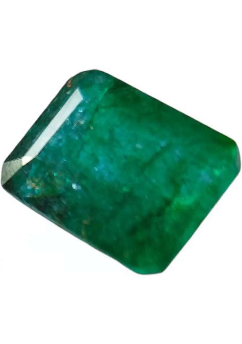 HAYAATGEMS Natural Emerald PANNA 5 Carat 5.50 RATTI Size Emerald Octagon Shape Cut Faceted Loose Gemstone for Men & Women Ring Emerald Stone - Indya