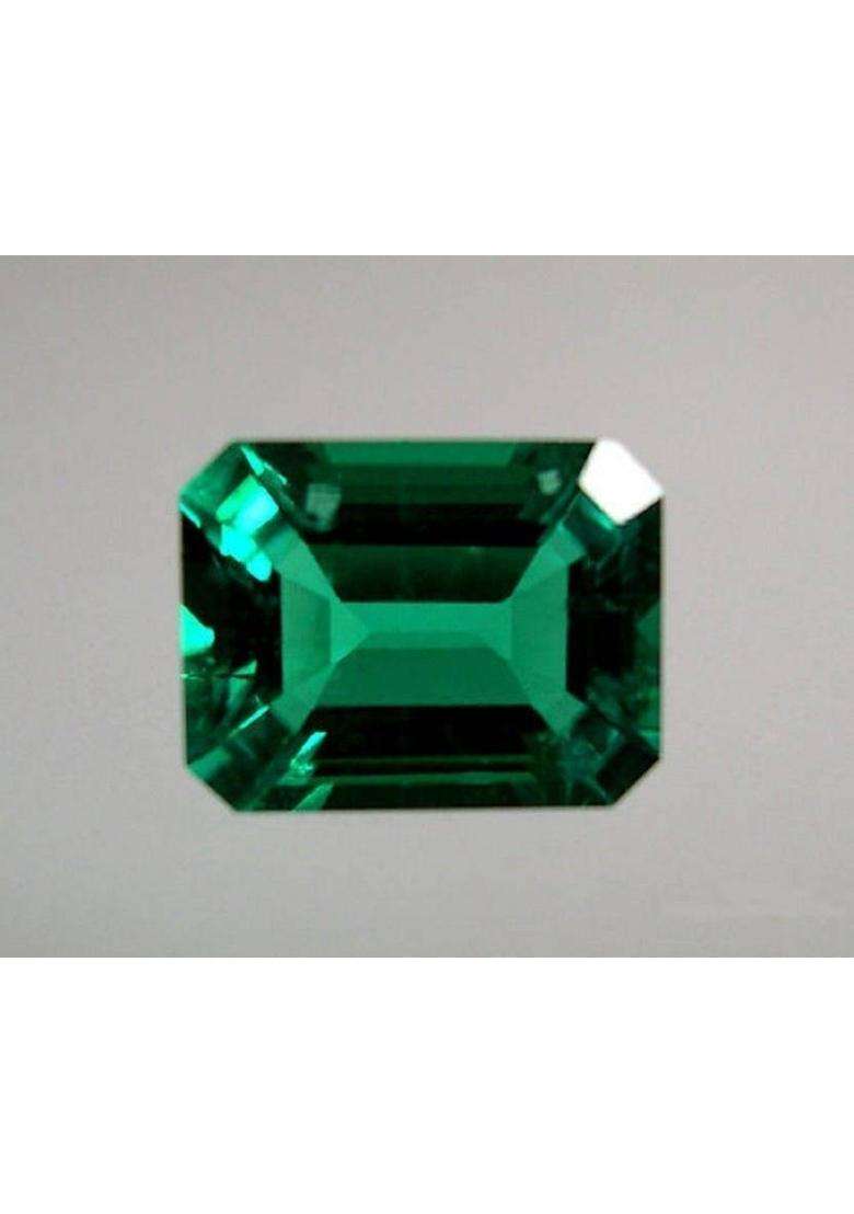 Aanya Jewels Hydro Emerald Green 9.25 Ratti Columbian Gemstone,Transparant (Panna Ratan) Stone - Indya