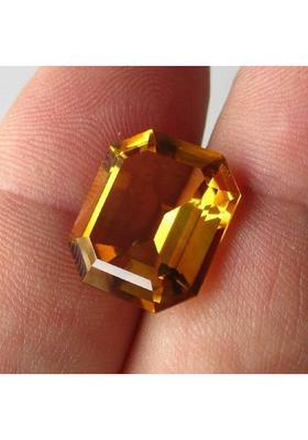 JEMSPRIME JEMSPRIME 7.25 Ratti 6.55 Crt Ceylone Yellow Sapphire Gemstone Pukhraj Sapphire Stone