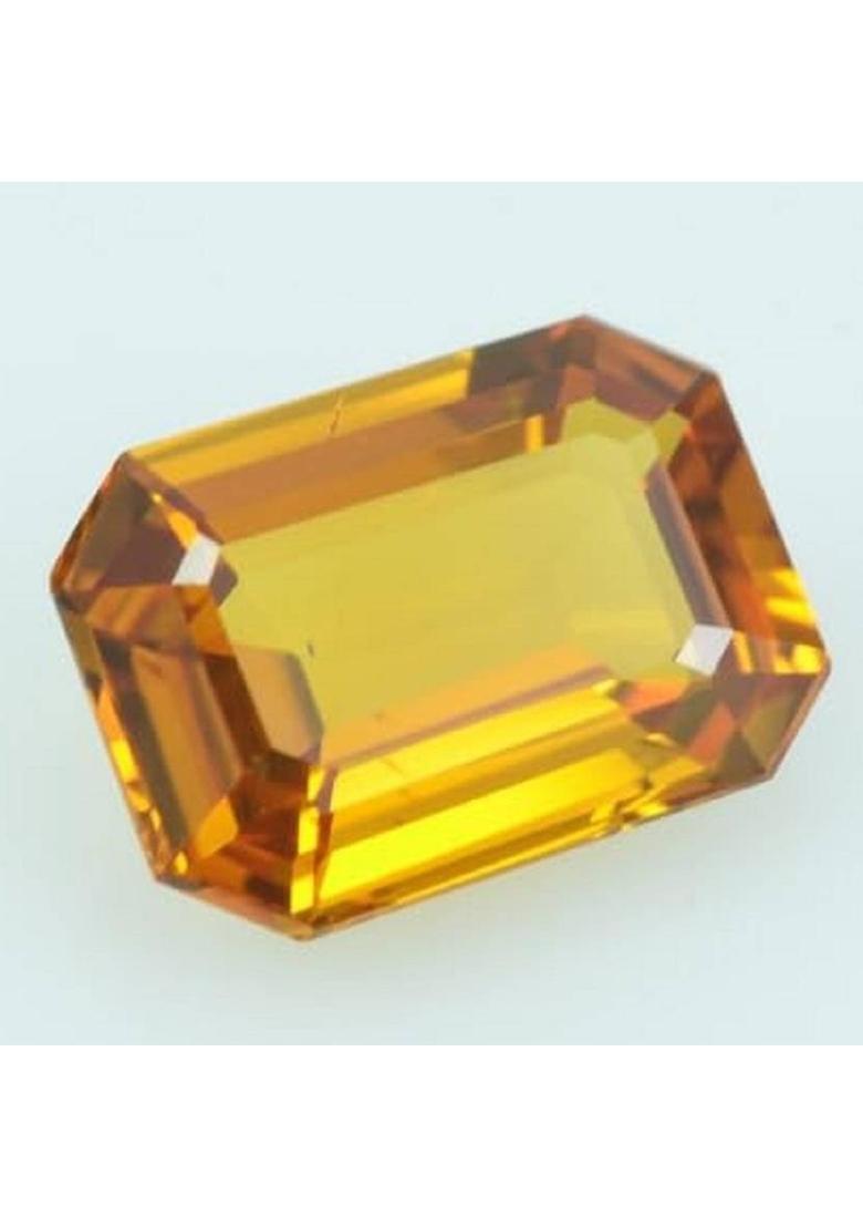 JEMSPRIME JEMSPRIME 7.25 Ratti 6.55 Crt Ceylone Yellow Sapphire Gemstone Pukhraj Sapphire Stone - Indya