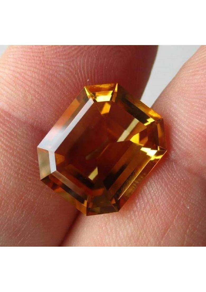JEMSPRIME JEMSPRIME 7.25 Ratti 6.55 Crt Ceylone Yellow Sapphire Gemstone Pukhraj Sapphire Stone - Indya