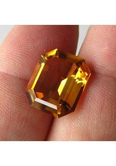 JEMSPRIME JEMSPRIME 7.25 Ratti 6.55 Crt Ceylone Yellow Sapphire Gemstone Pukhraj Sapphire Stone