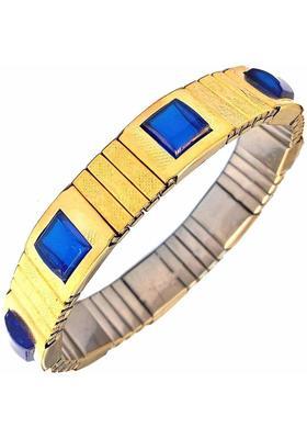 Brass, Metal Diamond Gold-plated Bracelet Set