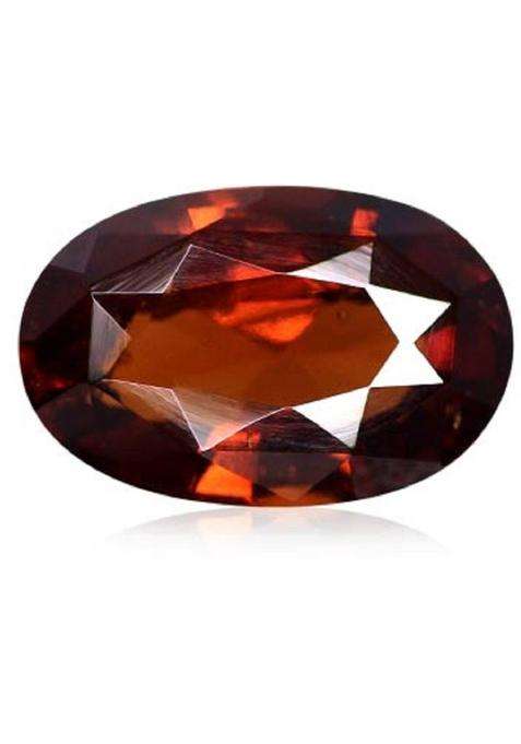kirti sales 8.25 Ratti Certified Gomed Stone Hessonite Garnet Gemstone A1+ Quality Garnet Stone