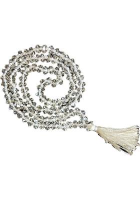 PURE SPHATIK DIAMOND CUT MALA 108 BEADS Zircon Stone Chain