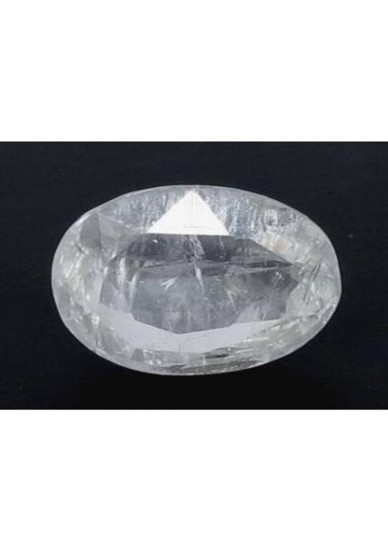 9.25 Ratti Natural White Sapphire Gemstone for Men and Women Lab Certified Stone Sapphire Ring - Indya