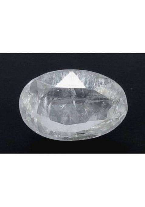 9.25 Ratti Natural White Sapphire Gemstone for Men and Women Lab Certified Stone Sapphire Ring