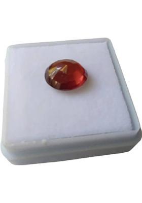 Garnet Gemstone Natural Certified (Gomed) Stone 5.25 Carat Garnet Stone Ear Thread
