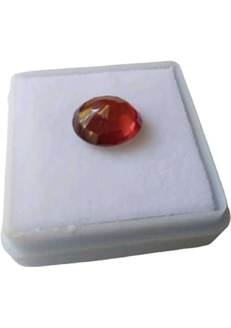 Garnet Gemstone Natural Certified (Gomed) Stone 5.25 Carat Garnet Stone Ear Thread - Indya