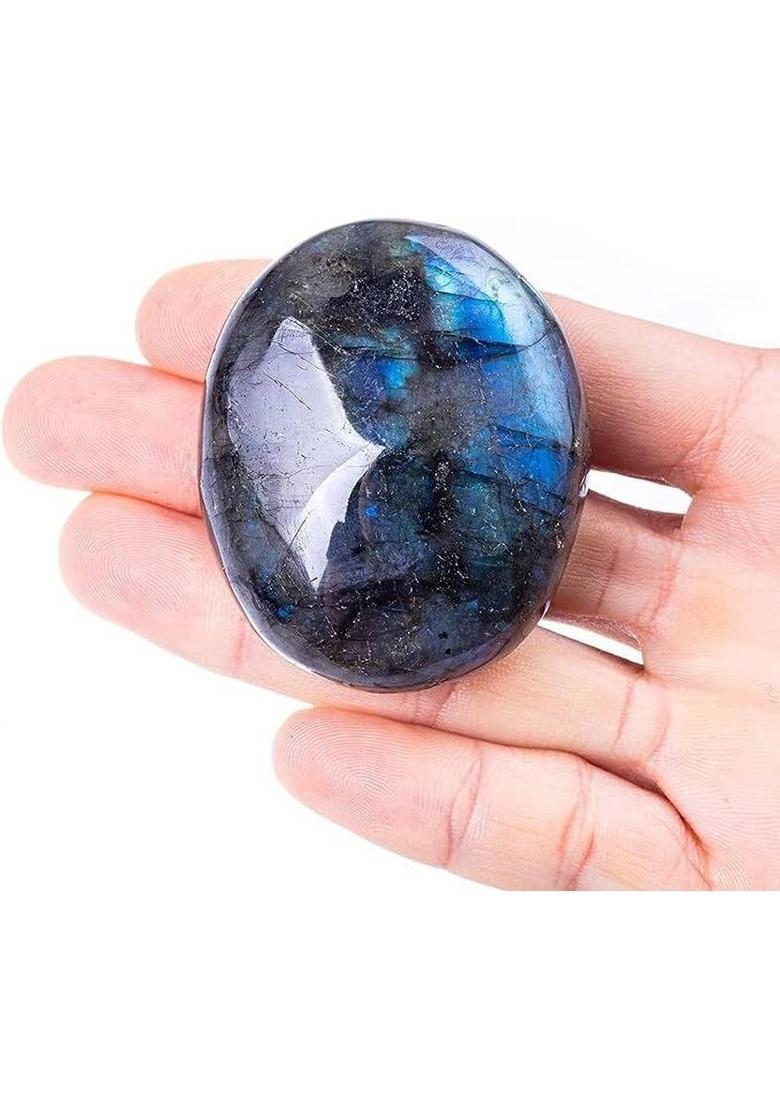 Sidharth Gems 11.25 Ratti 10.50 Ct.Labradorite Stone Original and Certified Morpankhi Gemstone Labradorite Stone - Indya