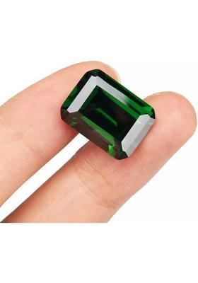 JEMSPRIME 11.25 Ratti 10.45 Crt Brazilian Emerald Panna Original Gemstone A+ Quality Emerald Stone