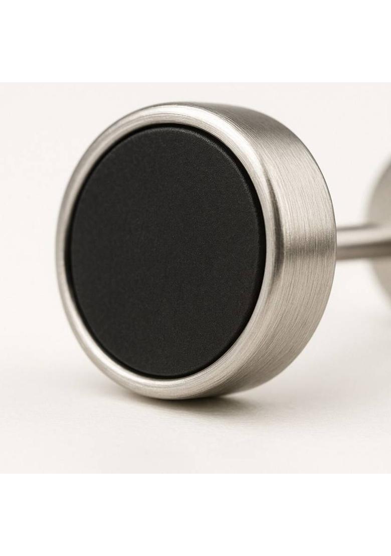 Black Mini Stainless Steel Stud Stainless Steel Stud Earring - Indya