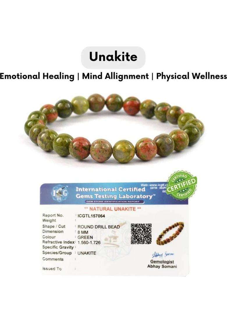 Crystal Beads, Agate, Crystal, Jade, Quartz Bracelet - Indya