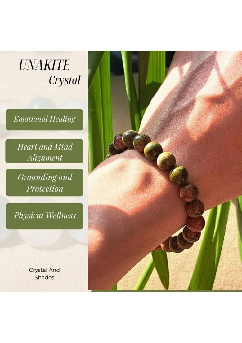 Crystal Beads, Agate, Crystal, Jade, Quartz Bracelet - Indya