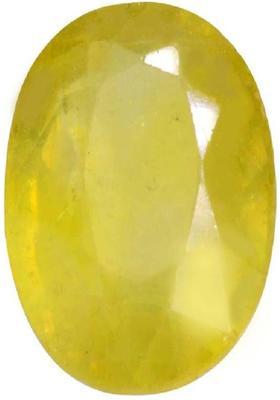Ankit Collection Yellow Cut Natural Sapphire Gemstone  (7.25 carat)