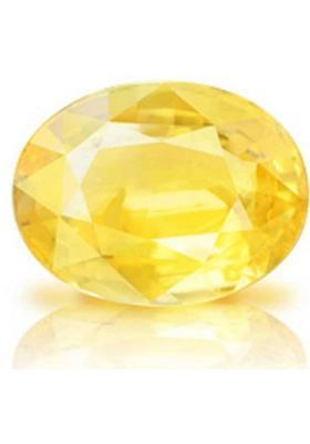 Aanya Jewels Yellow Stone Sapphire Pukhraj 5.25 Carat Ratti Certified Energized Loose Gemstone Sapphire Stone
