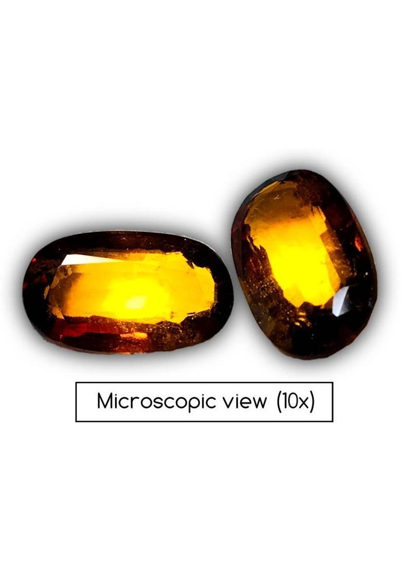 5 Ratti Gemstone Genuine Natural African Hessonite - Gomed Stone/ Garnet Stone Stone Garnet Ring - Indya