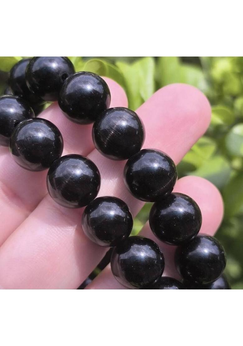 Crystal, Black Obsidian Bracelet - Indya