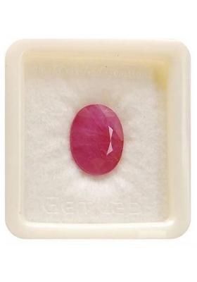 11.25 Ratti / 10.40 Carat Ruby Natural Certified Top A1+ Burma Manik Gemstone Ruby Stone Ear Thread