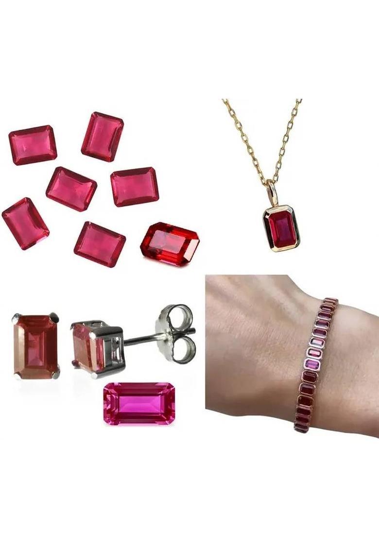 Burma Ruby Manik Gemstone 11.25 Ratti with Lab Report & Guarantee Certificate Stone Ruby Ring - Indya