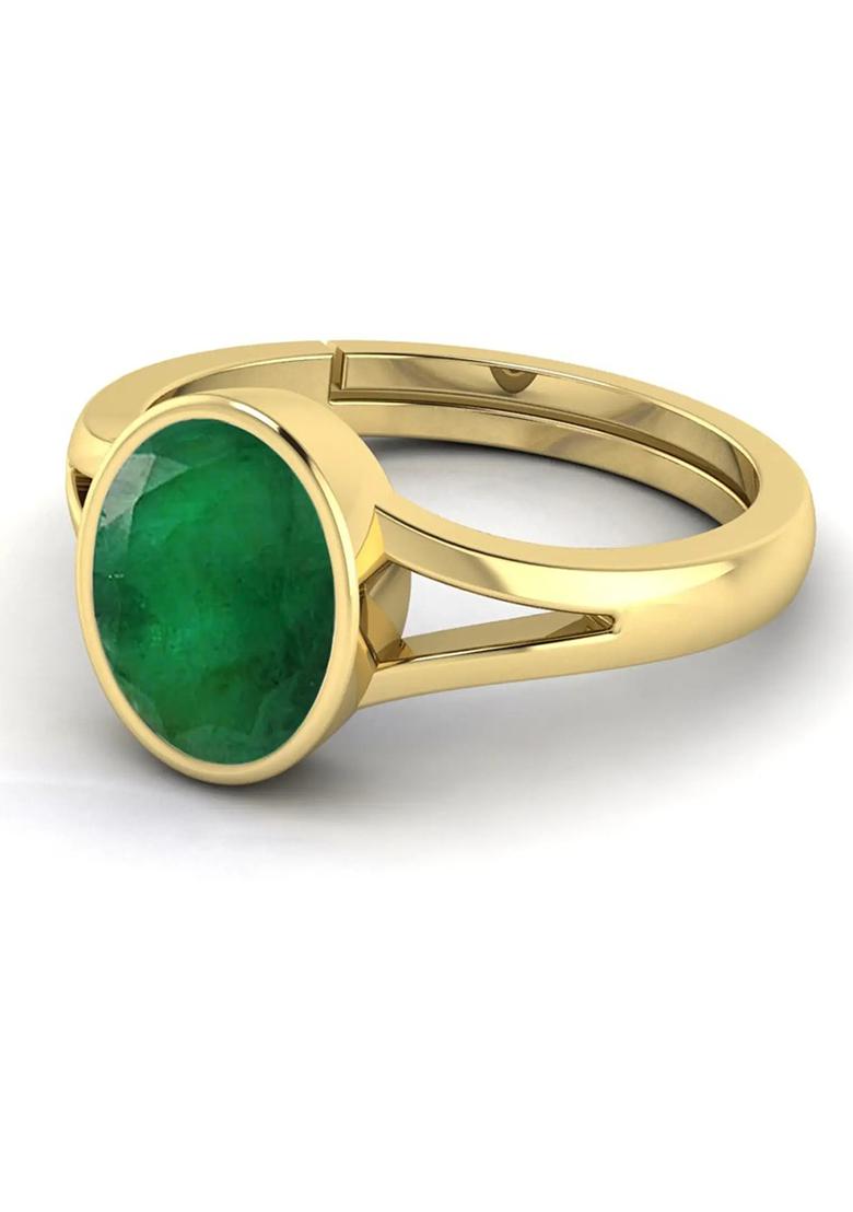 Certified 9.25 Ratti 8.62 Carat Emerald Panna Gemstone For Women