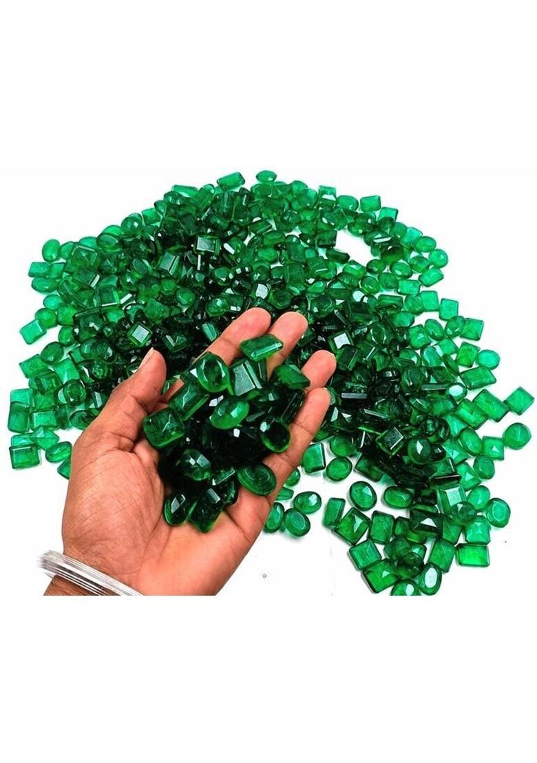 jemskart 6.25 Ratti 5.00 Carat Colombian Beryl Panna Emerald Natural Gemstone Emerald Stone - Indya