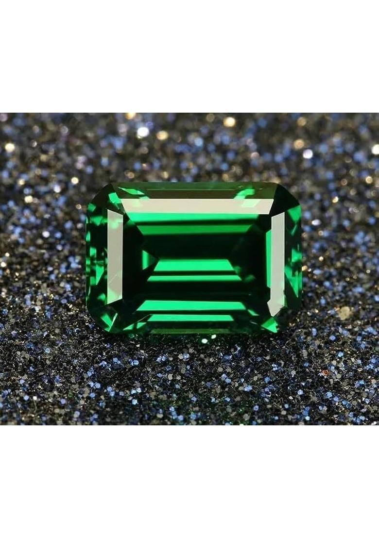 KUSHMIWAL GEMS 9.25 Ratti Astrologer Certified A+Quality Zambian Emerald/Panna Earth Mind Stone Emerald Stone - Indya