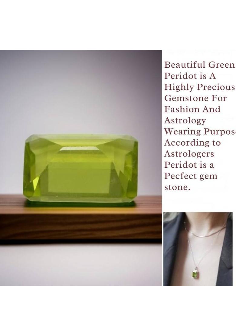 SIDHBALI RATAN & RUDRAKSH Natural Peridot Gemstone for Men & Women | Original Healing Stone for Peace Peridot Stone - Indya