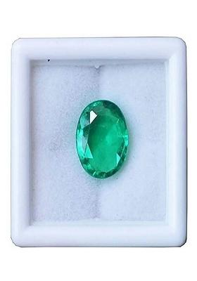 Gems Jewels Online Gems Jewels Online Loose 5.50 Carat Certified Natural Colombian Emerald - Panna Stone Emerald Stone