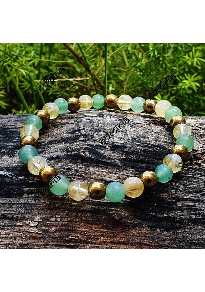 Stone, Crystal Beads Bracelet - Indya