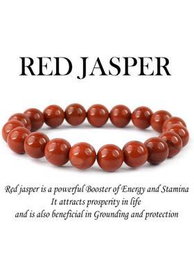 Crystal, Red Beads, Agate, Crystal, Jade, Quartz Bracelet